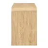 New Classic T3518N-22 Mara - Two Drawer End Table / Bedside Table - Natural