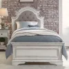 Liberty Furniture 244-BR-FUB Liberty Furniture 244-BR-FUB Magnolia Manor - Full Upholstered Bed - Antique White