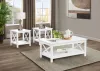Coaster Fine Furniture 722088-S3 Skyview - 3 Piece Rectangular Lift Top Coffee Table Set - White