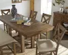 Ashley Furniture D631-32 Moriville - Rectangular Dining Room Counter Extension Table - Grayish Brown