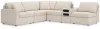 Ashley Furniture 92103S23 Ashley Furniture 92103S23 Modmax - 6-Piece Sectional With Audio System Console - Oyster