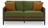 Ashley Furniture P572-835 Horizon Hall - Loveseat With Cushion - Brown / Green