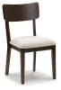 Ashley Furniture PCD607-07 Mallenette - Dining Upholstered Side Chair (Set of 2) - Merlot