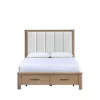 New Classic 00-B2123S-300 New Classic 00-B2123S-300 Anika - Storage 5/0 Queen Bed Only - White / Natural