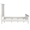 Liberty Furniture 417-BR-QPB Liberty Furniture 417-BR-QPB Allyson Park - Queen Panel Bed - Wirebrushed White / Charcoal