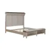 Liberty Furniture 457-BR-KMS Liberty Furniture 457-BR-KMS Ivy Hollow - King Mantle Storage Bed - Weathered Linen / Dusty Taupe