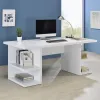 CoasterEssence 801455 Alice - 4-Shelf Engineered Wood Writing Desk - White