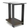 Riverside Furniture 82212 Riverside Furniture 82212 Cortland - Chairside Table - Dark Brown