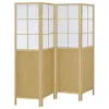 Coaster Fine Furniture 960123 Edwards - 4-Panel Room Divider Folding Shoji Screen - Natural