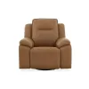 Liberty Furniture 7018BU-13P Callihan - Swivel Glider Recliner P3 - York Butternut