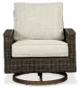 Ashley Furniture P750-821 Paradise Trail - Swivel Lounge Chair (Set of 2) - Medium Brown