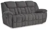 Ashley Furniture 38104/88/94 Foreside - 2 Pc. - Reclining Sofa, Reclining Loveseat With Console - Charcoal