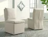 Ashley Furniture D766/25/02(8) Krystanza - 9 Pc. - Dining Room Table, 8 Oatmeal Side Chairs - Weathered Gray