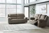 Ashley Furniture 37203/81/94 Laresview - 2 Pc. - Reclining Sofa, Reclining Loveseat With Console - Fossil