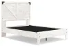 Ashley Furniture EB4121B2 Shawburn - Full Panel Platform Bed - Whitewash