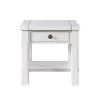 New Classic T3883-20 New Classic T3883-20 Dorsey - 1 Drawer End Table -White