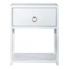 Liberty Furniture 2030WH-AT2126 Liberty Furniture 2030WH-AT2126 East End - 1 Drawer 1 Shelf Accent Table - Wirebrushed White