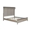 Liberty Furniture 457-BR-KMT Liberty Furniture 457-BR-KMT Ivy Hollow - King Mantle Bed - Weathered Linen / Dusty Taupe