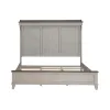 Liberty Furniture 457-BR-KMT Liberty Furniture 457-BR-KMT Ivy Hollow - King Mantle Bed - Weathered Linen / Dusty Taupe