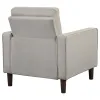 Coaster Fine Furniture 506787 Bowen - Upholstered Track Arm Tufted Accent Chair - Beige
