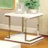 Furniture of America CM4486E Meda - End Table - White