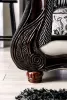 Furniture of America SM6449-LV Crespignano - Loveseat - Black / Gray