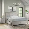 Intercon SM-BR-8865KS-RWH-C Intercon SM-BR-8865KS-RWH-C San Mateo - King Storage Bed - Rustic White