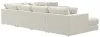 Jackson Furniture Industries 2235/37/31/59/75/12-16 Jackson Furniture Industries 2235/37/31/59/75/12-16 Ritzy - 6 Piece Modular Sectional (LSF Chaise) And 1 Included Cocktail Ottoman - Bone