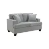 Intercon SY-LS-BWN61-GPH-C Baldwin - Loveseat With 2 Pillows - Dalton Graphite