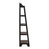 Liberty Furniture 244B-BK201 Liberty Furniture 244B-BK201 Magnolia Manor - Leaning Pier Bookcase - Weathered Bark & Antique Black