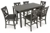 Ashley Furniture D388-423 Caitbrook - Rect Drm Counter Table Set (Set of 7) - Gray