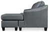 Ashley Furniture 4770518 Genoa - Sofa Chaise - Steel