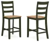 Ashley Furniture D401-124 Ashley Furniture D401-124 Gesthaven - Barstool (Set of 2) - Natural / Green