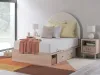 Ashley Furniture PCB1566B7 Ashley Furniture PCB1566B7 Arloster - Full Upholstered Panel Bed With 2 Under Bed Storage Units - Tan / White