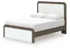 Ashley Furniture PCB1108B7 Ashley Furniture PCB1108B7 Kendanport - Queen Upholstered Bed - White / Brown