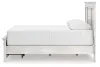 Ashley Furniture PCB1171B4 Ashley Furniture PCB1171B4 Makidern - Queen Panel Storage Bed With Storage Footboard - Whitewash