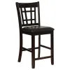 CoasterEveryday 102889 Lavon - Wood Counter Chair (Set of 2) - Black And Espresso