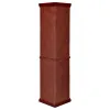 CoasterEssence 3393 Appledale - 6-Shelf Corner Curio Display Cabinet - Medium Brown
