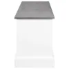 CoasterEssence 501196 Alma - 3-Drawer Storage Bench - White And Weathered Gray