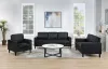 Coaster Fine Furniture 508361-S3 Ruth - 3 Piece Upholstered Track Arm Sofa Set - Black