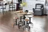 Furniture of America CM3367PT-TABLE Foskey - Dining Table - Antique Black / Natural Tone