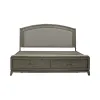 Liberty Furniture 805-BR-KUS Liberty Furniture 805-BR-KUS Avalon - King Upholstered Storage Bed - Burnished Beige