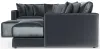 Jackson Furniture Industries 2245/36/31/59/76/12-23 Jackson Furniture Industries 2245/36/31/59/76/12-23 Remington - 5 Piece Modular Sectional (RSF Chaise) And 1 Included Cocktail Ottoman - Slate
