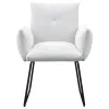 Coaster Fine Furniture 108492 Ackland - Upholstered Dining Side Chair (Set of 2) - Light Gray