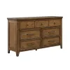 Liberty Furniture 930-BR31 Carolina Park - 7 Drawer Dresser - Amber Brown