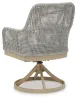 Ashley Furniture P798-602A Seton Creek - Swivel Chair With Cushion (Set of 2) - Gray