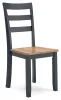 Ashley Furniture D399-01 Ashley Furniture D399-01 Gesthaven - Dining Room Side Chair (Set of 2) - Natural / Blue