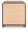 Ashley Furniture PCB386-92 Fortlorn - Two Drawer Night Stand - Walnut Brown