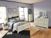 Ashley Furniture B331B6 Bellaby - Queen Crossbuck Panel Bed - Whitewash