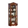 Pulaski Furniture 20671 PFC Curios - Mirrored Corner Curio Cabinet - Warm Cherry Brown